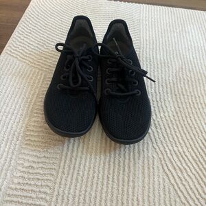 allbirds Women's Black Knit Lace-Up Sneakers